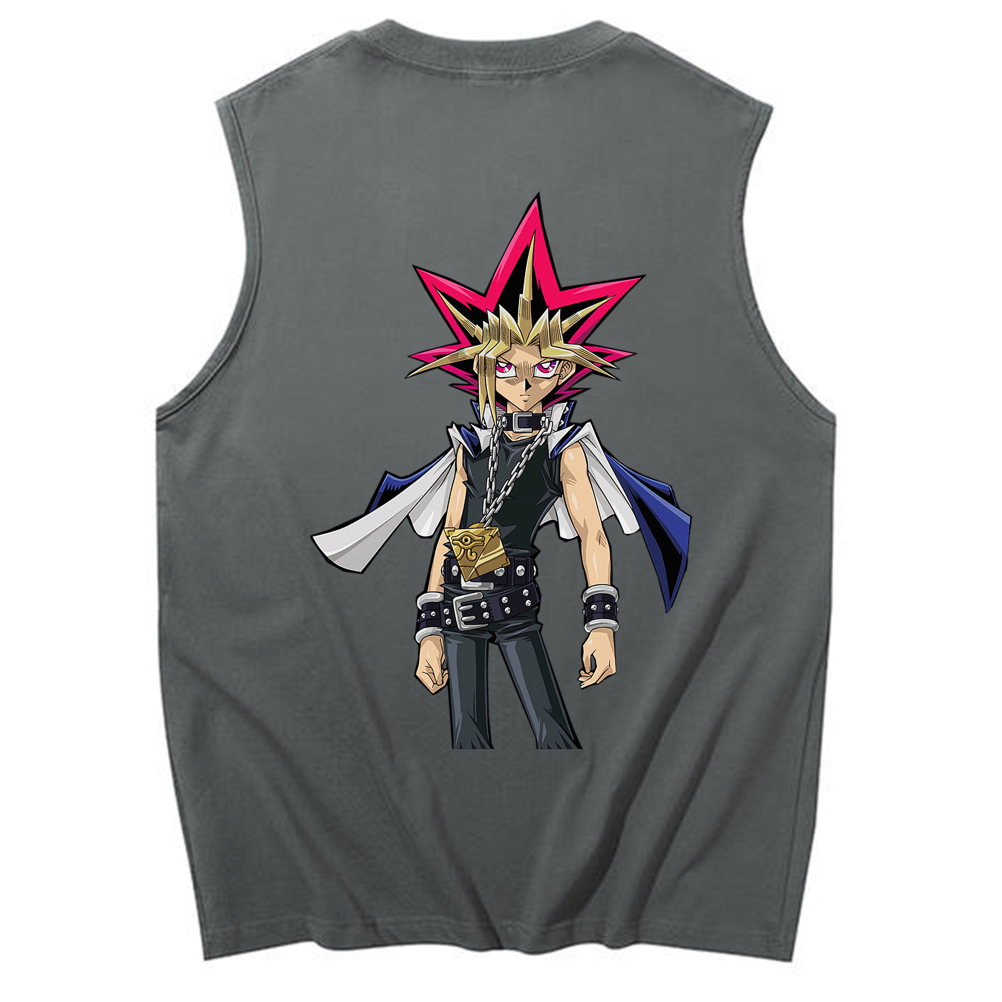 （画像用） 遊☆戯☆王 Yu-Gi-Oh! コットン100％タンクトップ（背面プリント）